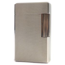 Autre Marque Dupont Line 1 Diamond Roller Gas Lighter Silvery