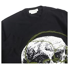 Alexander Mcqueen-Alexander McQueen Wool Skull Knit Sweater Black S-Black