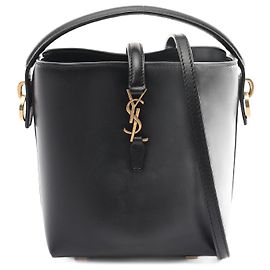 Yves Saint Laurent Saint Laurent LE 37 Mini Leather Handbag Black