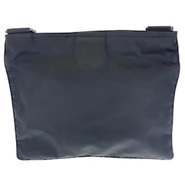 Prada-Prada Nylon Tessuto Triangle Logo Shoulder Bag-Black