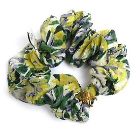 Céline Acessório de cabelo em seda Triomphe da Celine - Scrunchie Outro