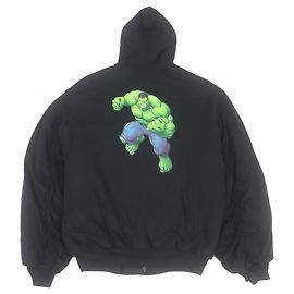 Chaqueta bomber Balenciaga Marvel Hulk negra XXS Negro