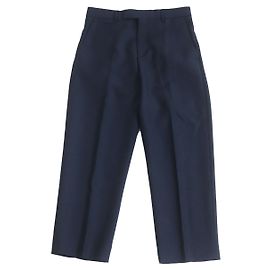 Calças de lã de mohair Dior azul marinho Azul marinho