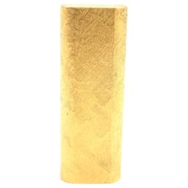 Cartier-Cartier Oval Pattern Roller Gas Lighter Gold-Golden