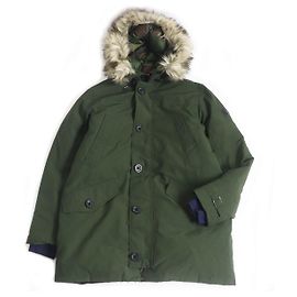 Ralph Lauren Down Polyester Coat Khaki