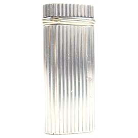 Cartier-Cartier Trinity Silver Gold Gas Lighter-Silvery