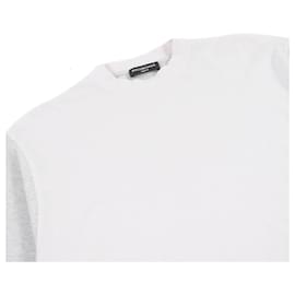 Balenciaga-Balenciaga Oversized T-shirt Ivory Gray L-Other