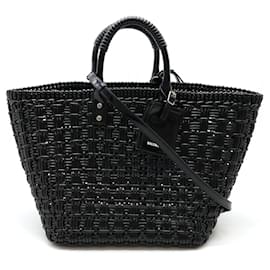 Balenciaga-Balenciaga Bistro Basket Handbag Black-Black