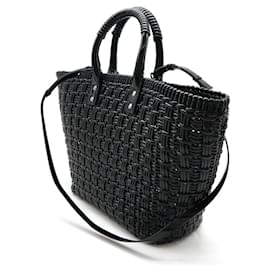 Balenciaga-Balenciaga Bistro Basket Handbag Black-Black