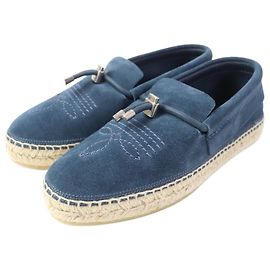Jimmy Choo VADO Wildleder Espadrilles Schuhe Blau