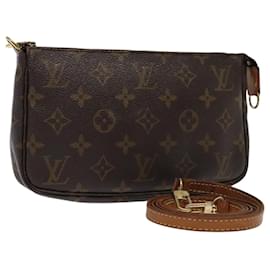 Louis Vuitton-LOUIS VUITTON Monogram Pochette Accessoires Pouch M51980 LV Auth bs18794-Monogram