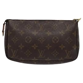 Louis Vuitton-LOUIS VUITTON Monogram Pochette Accessoires Pouch M51980 LV Auth bs18794-Monogram