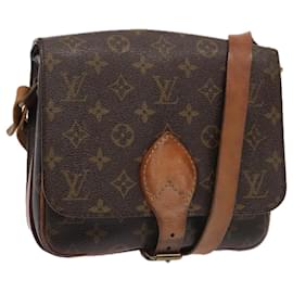 Louis Vuitton-LOUIS VUITTON Monogram Cartouchiere MM Shoulder Bag M51253 LV Auth 94868-Monogram