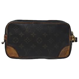 Louis Vuitton-LOUIS VUITTON Monogram Marly Dragonne PM Clutch Bag M51827 LV Auth bs18308-Monogram