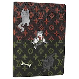 Louis Vuitton-LOUIS VUITTON Catgram Cayenne Clemence Note Cover Orange GI0358 LV Auth 92886-Orange