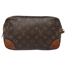 Louis Vuitton-LOUIS VUITTON Monogram Marly Dragonne GM Clutch Bag M51825 LV Auth 93720-Monogram