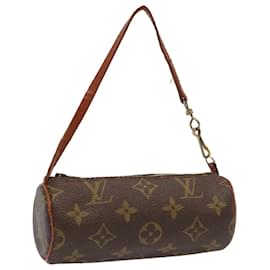 Louis Vuitton-LOUIS VUITTON Monogram Papillon Pouch LV Auth 92731-Monogram
