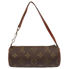 Louis Vuitton-LOUIS VUITTON Monogram Papillon Pouch LV Auth 92731-Monogram