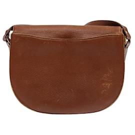 Autre Marque-Burberrys Shoulder Bag Leather Brown Auth ti2097-Brown