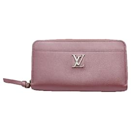 Louis Vuitton-Louis Vuitton Zippy Lockme Wallet-Pink