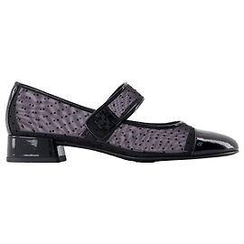 Cap Toe Mary Jane Ballerinas - Tory Burch - Synthetic - Black Black