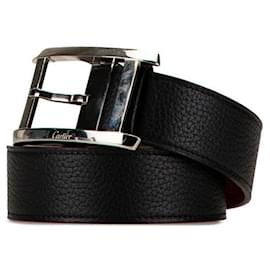 Cartier-Cinto de couro Cartier preto-Preto