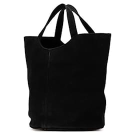 Balenciaga-Balenciaga Wave Medium Canvas Handbag-Black