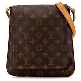 Louis Vuitton-Louis Vuitton Monogram Musette Salsa Short Shoulder Bag-Brown
