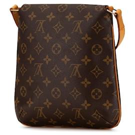 Louis Vuitton-Louis Vuitton Monogram Musette Salsa Short Shoulder Bag-Brown