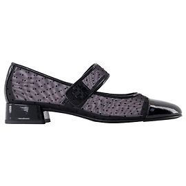 Cap Toe Mary Jane Ballerinas - Tory Burch - Synthetic - Black Black