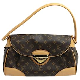 Louis Vuitton-Louis Vuitton Monogram Beverly MM Shoulder Bag-Golden,Metallic