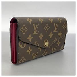 Louis Vuitton-Louis Vuitton Long Wallet in Fuchsia-Fuschia