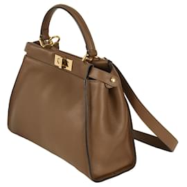 Fendi-Sac à main Fendi Peekaboo Regular-Marron