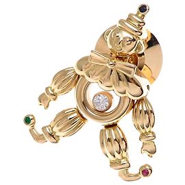 Spilla da Donna Chopard Happy Diamond Pierrot D'oro