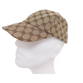 NINE BALENCIAGA X GUCCI HACKER PROJECT 680717 JACQUARD CANVAS CAPS Beige