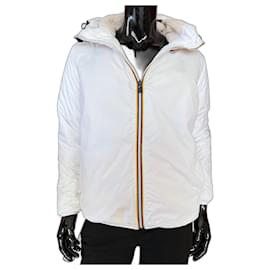 K-Way-Men Coats Outerwear-White