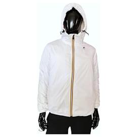 K-Way-Men Coats Outerwear-White