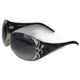 Roberto Cavalli gafas de sol Negro Plata