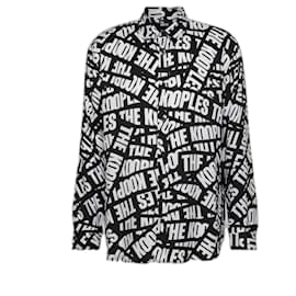 The Kooples-The Kooples new men's viscose shirt size L-Black