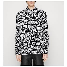 The Kooples-The Kooples new men's viscose shirt size L-Black