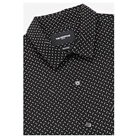 The Kooples-The Kooples men's new viscose shirt size L-Black