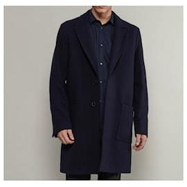 Zapa-Zapa Paris men's blue wool coat-Blue