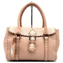 Fendi-Sac à main Fendi Linda Selleria-Rose