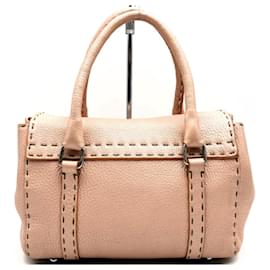Fendi-Sac à main Fendi Linda Selleria-Rose