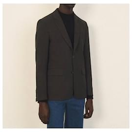 Sandro-Sandro Blazer Jacket Men New XL Winter Weight-Dark grey
