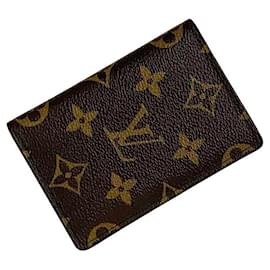 Louis Vuitton-Organizador de porta-cartões Monogram Louis Vuitton-Marrom,Monograma