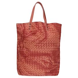 Autre Marque-BOTTEGA VENETA Tote Bag Nylon Orange Auth 92721-Orange