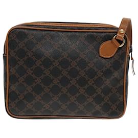 Bally-BALLY Clutch Bag PVC Black Gold Auth ti2093-Black,Golden