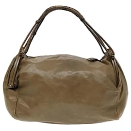 Autre Marque-BOTTEGA VENETA Hand Bag Leather Brown Auth bs18329-Brown