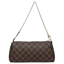 Louis Vuitton-LOUIS VUITTON Damier Ebene Eva Shoulder Bag 2way N55213 LV Auth bs18378-Other
